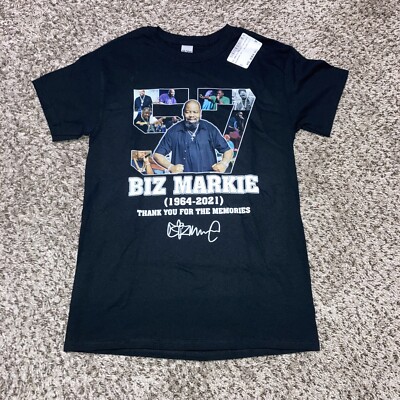 Biz Markie T-Shirt Size Small Black RIP Memories
