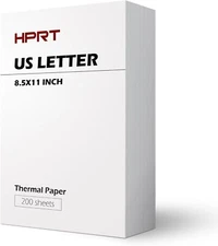 Thermal Paper US Letter Size for Portable Thermal Printer Compatible with MT8...