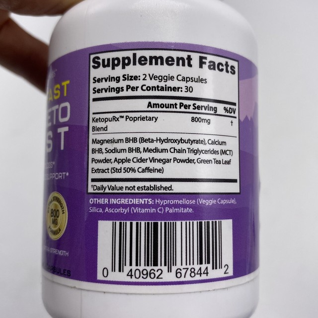 Ultra Fast Keto Boost 800mg Weight Loss Pills - 60 Capsules for sale ...