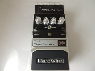 Digitech TL-2 Hardwire Metal Distortion Effects Pedal Free Digitech TL-2 Hardwire Metal Distortion Effects Pedal Free