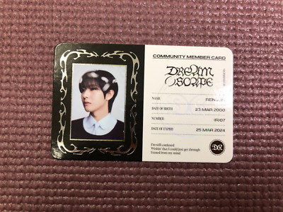 NCT DREAM DREAM()SCAPE I.D Card Official Photo Card ( Renjun ) | eBay