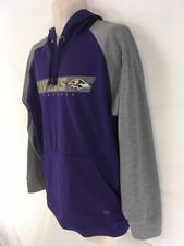 Team Apparel TX3 M Purple Baltimore Ravens Hoodie Hooded Sweatshirt