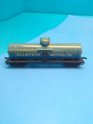 ho scale Allstate motor oil single dome tank car