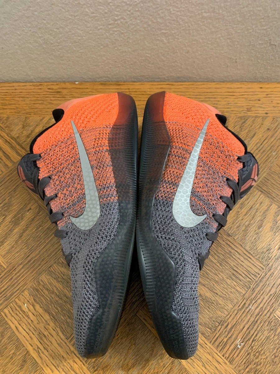 Nike Kobe 11 Easter Elite Low Basketball Gray Mango 822675 078 Men s SZ 8