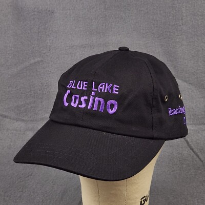 Blue Lake Casino Honoring Our Veterans 2002 Strapback Hat Black Embroidered Cap
