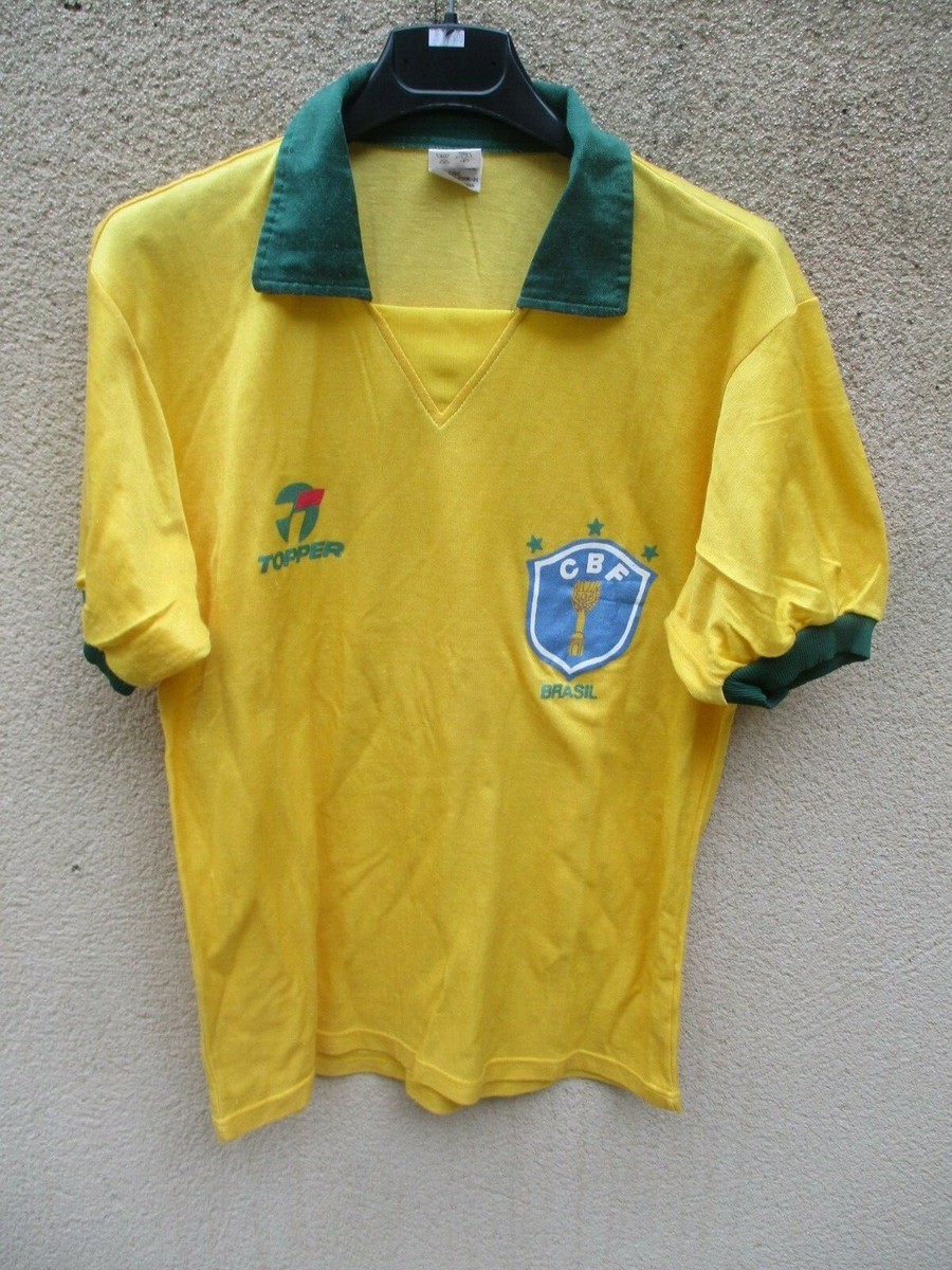 Ultra rare home shirt worn as Brazil at the 1986 World Cup in