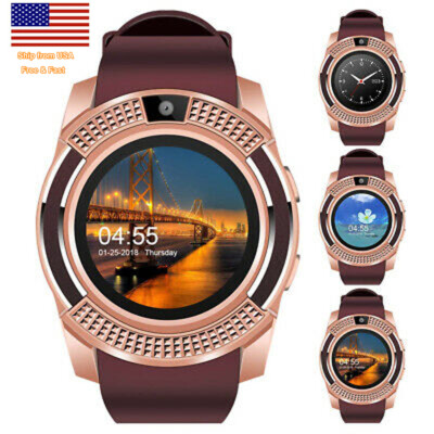Smart Watch Wrist Watch with Camera SIM Card Slot for Men Women Boys Girl Gifts