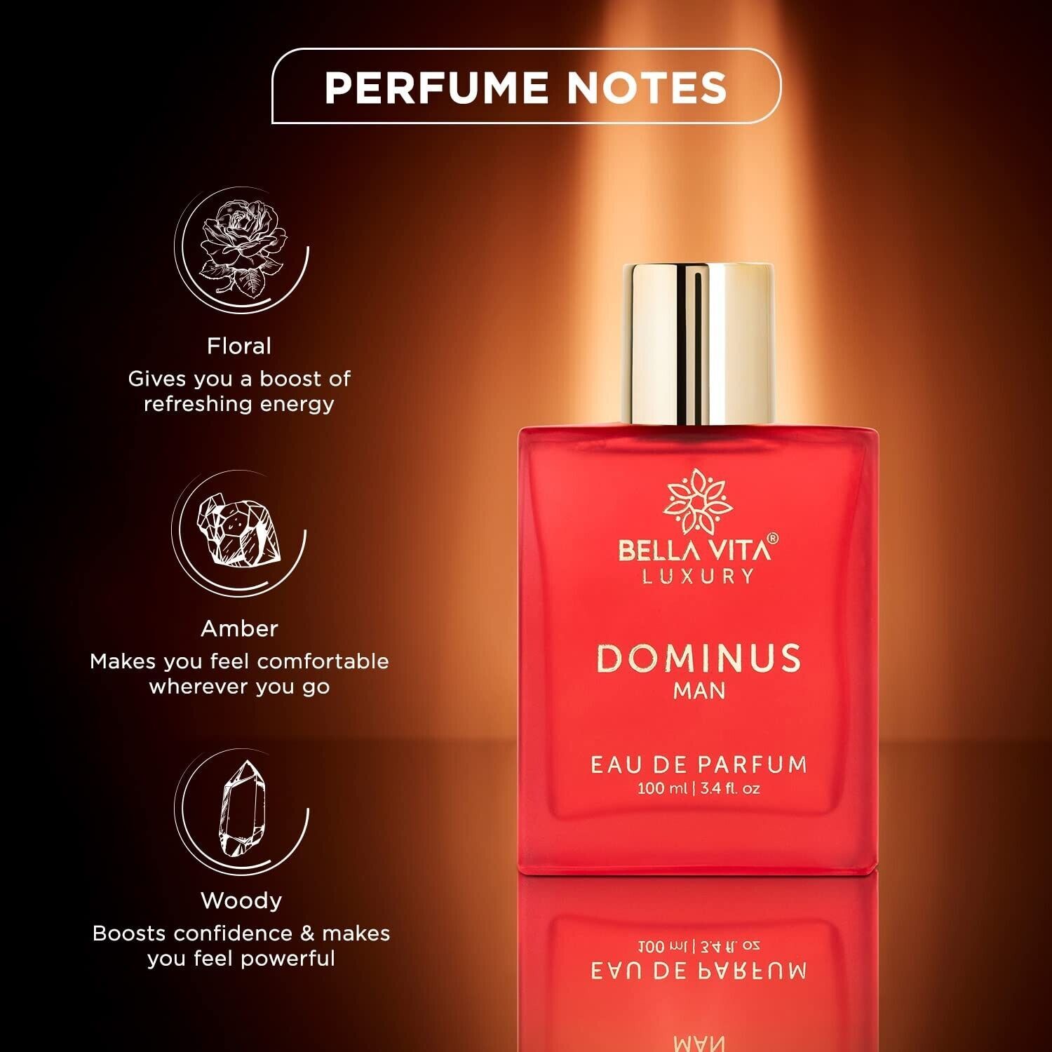 Bella Vita Luxury DOMINUS MAN Eau De Parfum Perfume with Agarwood