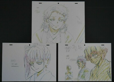 Demon Slayer: Kimetsu no Yaiba - Daki & Gyutaro Fukusei Genga, 1 Sheet, JAPAN