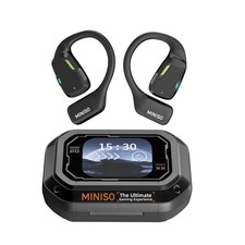 MINISO M98 AI Translation Earbuds, 3-in-1 Real-Time Translator Earbuds Black