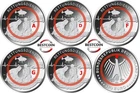 10 Euro 2026 "Rescue Services" Polymer Ring A/D/F/G/J UNC from Roll