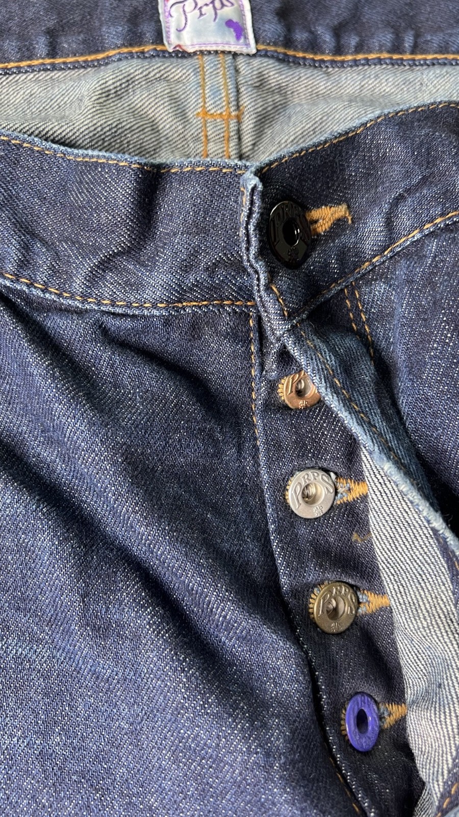 RARE Size 38 PRPS Mens Dark Blue Designer Jeans Pant Designed for Donwan Harrell image 8