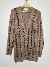 Vintage Christopher Sport Embroidered Leaf Pr...