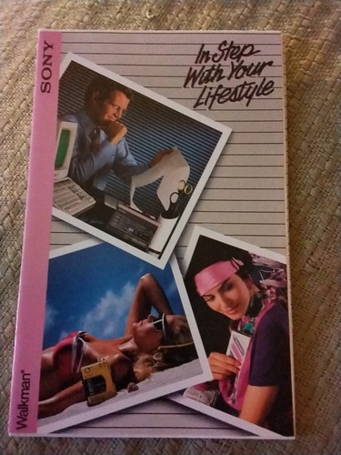 Vintage 1987 SONY WALKMAN Print Ad FOLD OUT POSTER NEW - Picture 3 of 13