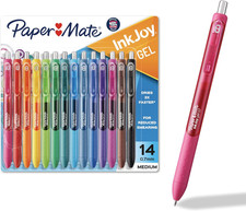Paper Mate Inkjoy Gel Pens, Assorted, Medium Point 0.7Mm , 14 Count - Smooth Wr