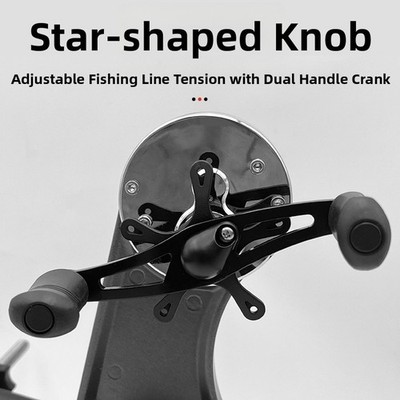 Aluminiumlegierung Angelrolle Schnurwickler Doppelschaft Design für Angler