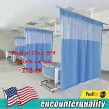 Curtain with Flat Hooks for Hospital Medical Clinic SPA Lab Cubicle Curtain