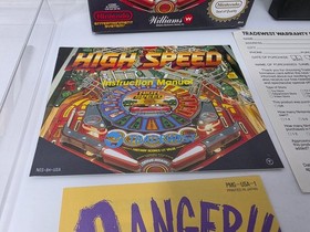High Speed World&rsquo;s #1 Pinball (Nintendo NES) Complete in Box + R. Card & Inserts