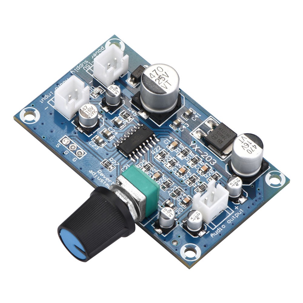 Microphone Reverberation Plate Audio Power Amplifier Board Single Channel