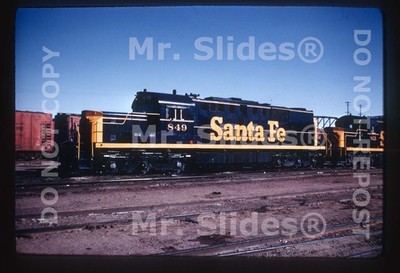 Duplikat Dia ATSF Santa Fe frische Farbe ALCO RSD15 'Alligator' 849