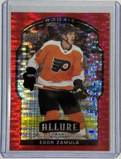2020-21 Upper Deck Allure - Rookie Egor Zamula #97 Red Rainbow (RC)