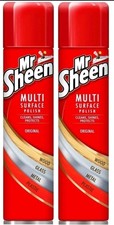 2 x Mr Sheen Multi-Surface Original Polish Spray Smear-Free - 250ml