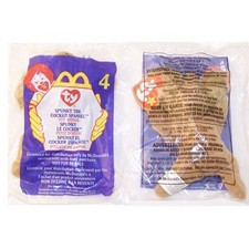 TY McDonald's Teenie Beanie - 4 SPUNKY the Dog 1999  4.5 inch - MIP