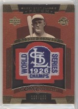 2004 Sweet Spot Classic All-Star/World Series Logo 200 Rogers Hornsby Patch 0d08