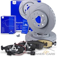 ATE Powerdisc Bremsscheiben Ø257 +BelÄGe MIT Kontakt Vorne FÜR Fiat Punto 199