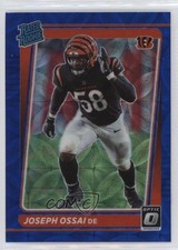 2021 Panini Donruss Optic Rated Rookie Blue Scope Prizm Joseph Ossai #279 7l6