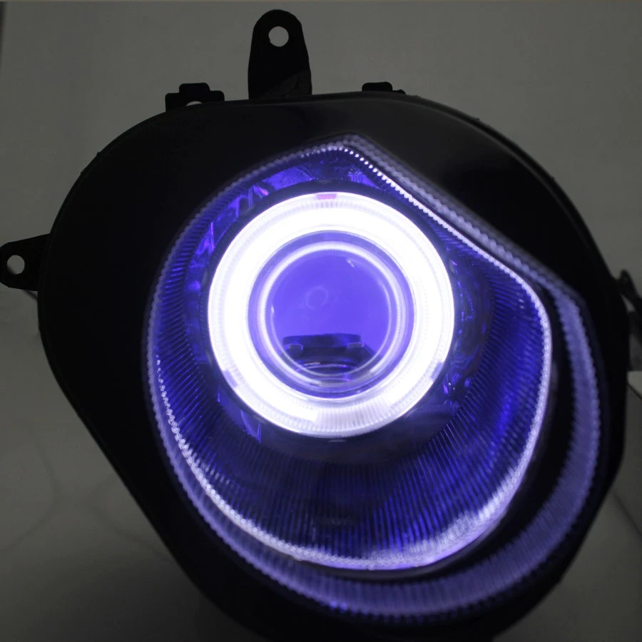 Conjunto de faros proyector de faros azul mal de ojo para BMW S1000RR 2009-14 nuevo Foto 3 de 4