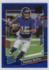 2023 Panini Clearly Donruss Rated Rookie Blue 2/99 Tommy DeVito #97 1b8