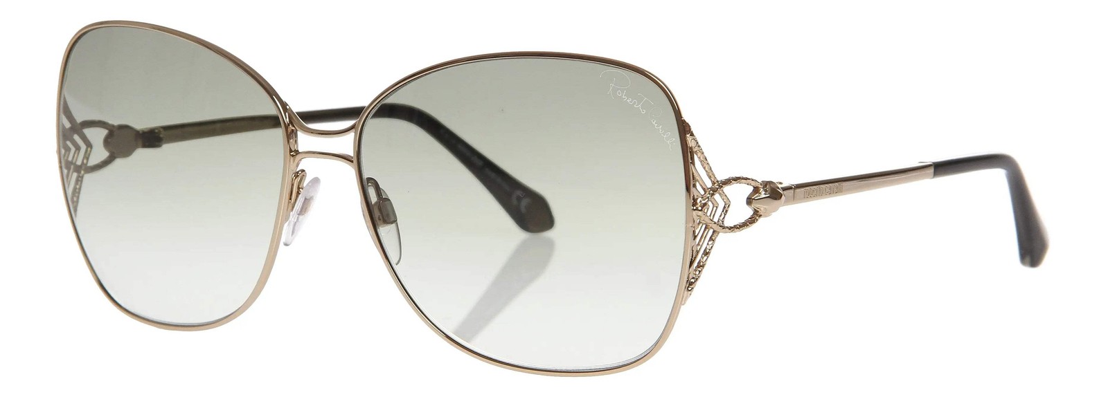 Roberto Cavalli Gafas RC1060 32P Gambassi Oro Pilot-Aviator Mujer Rosa Gra
