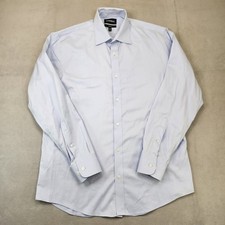 Bonobos Dress Shirt Men's 16/35 Light Blue Button Up Standard Fit Long Sleeve