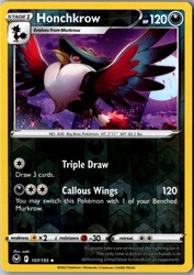 Honchkrow 107/195 Silver Tempest Reverse Holo Uncommon
