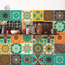 - Stickers Tiles Kitchen Bathroom Tiles Stickers PVC Waterproof Anti-Frost