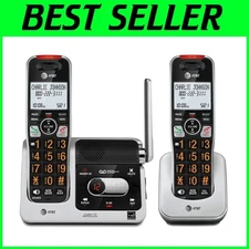 DECT 6.0 2-Handset Cordless Phone with Answering Machine