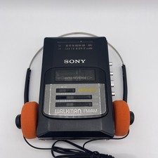 Sony Walkman WM-AF50 Cassette Tape Player - New Belts - Reconditioned