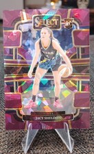 2024 Panini Select WNBA - Concourse Jacy Sheldon #60 Purple Ice Prizm 147/149 RC