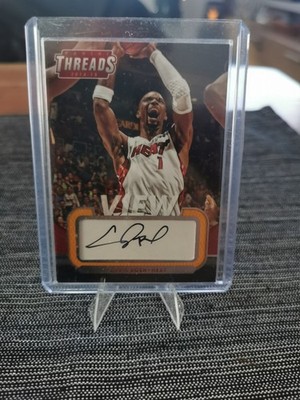 2014/15 Panini Threads Chris Bosh View autograph