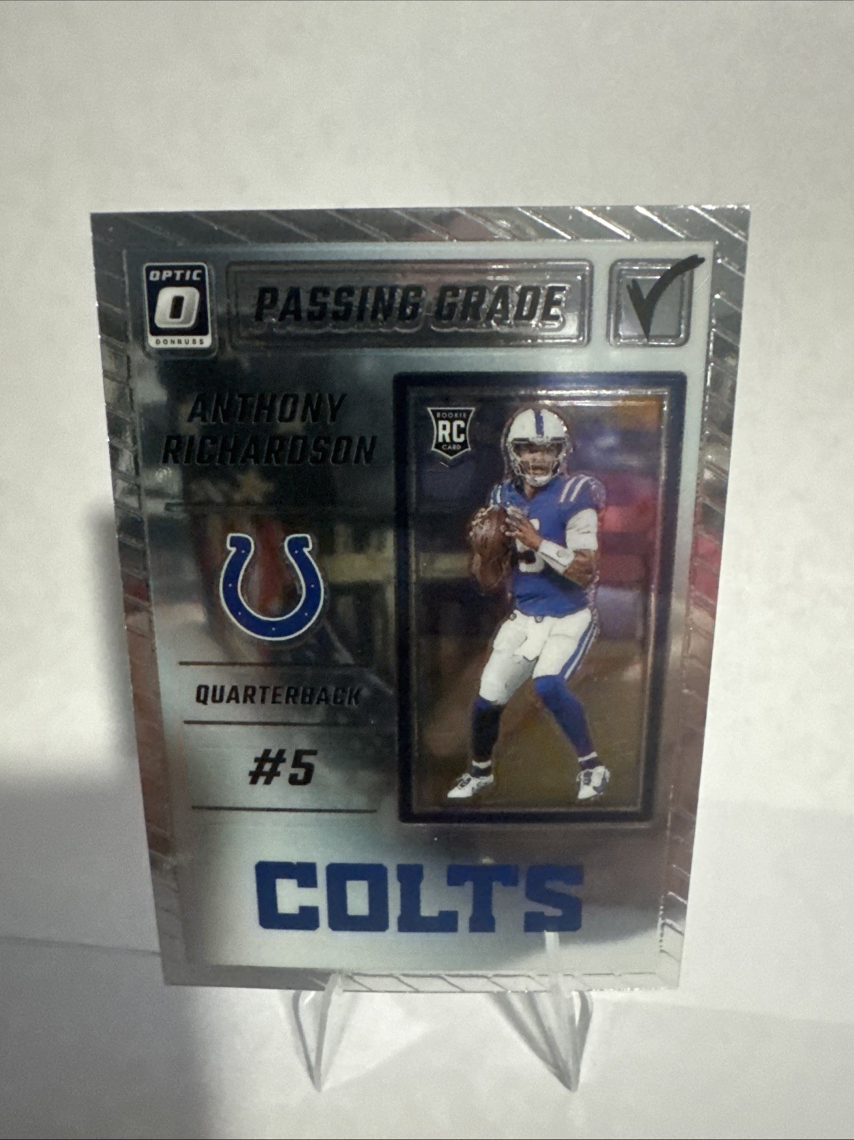 2023 Donruss Optic Passing Grade Anthony Richardson RC Colts PG-ARI Rookie Card
