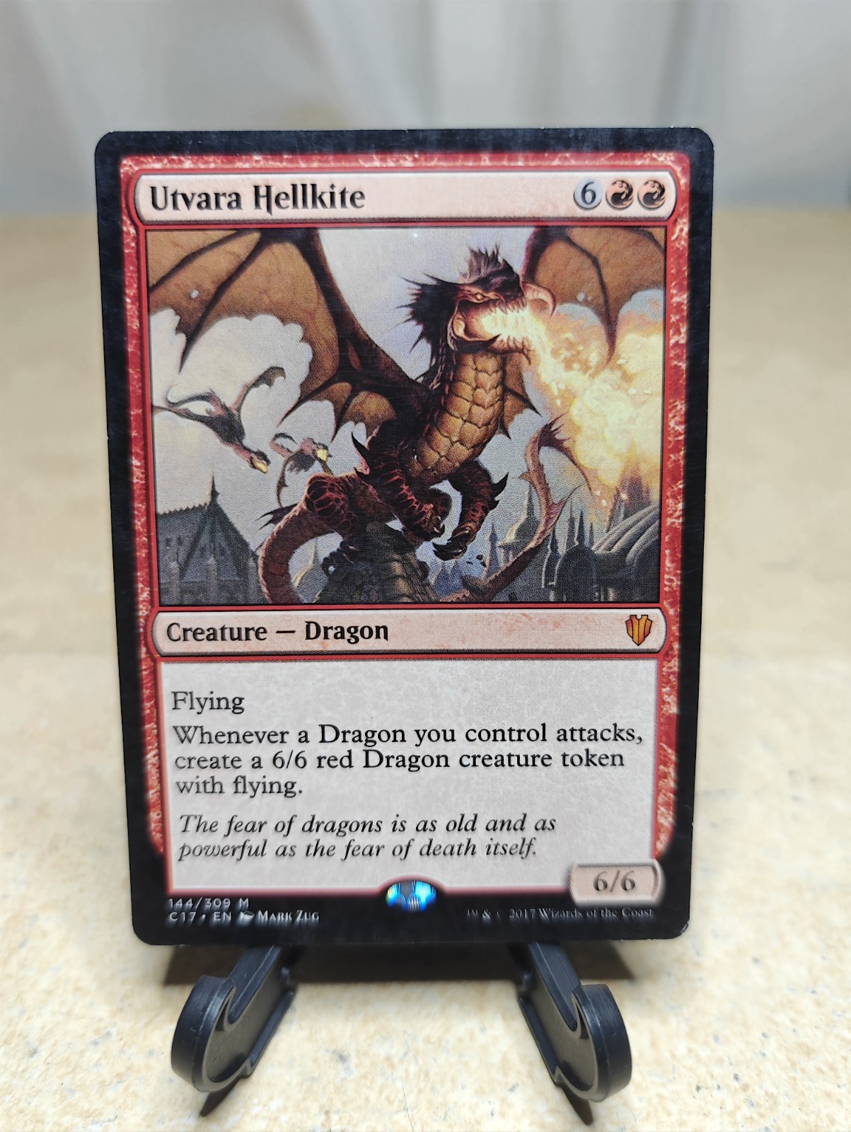 Utvara Hellkite 144/309 Magic: The Gathering Commander 2017 Set 