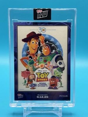 2025 Topps Now Disney Toy Story 30th Anniversary Poster Card