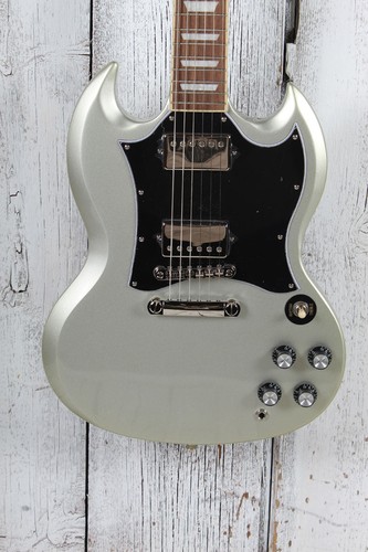 Epiphone SG Standard Solid Body Electric Guitar Silver Mist with Gig Bag