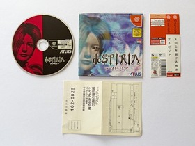 deSPIRIA w/Spine Reg-Card Dreamcast DC Sega Atlus Adventure RPG Game Japan