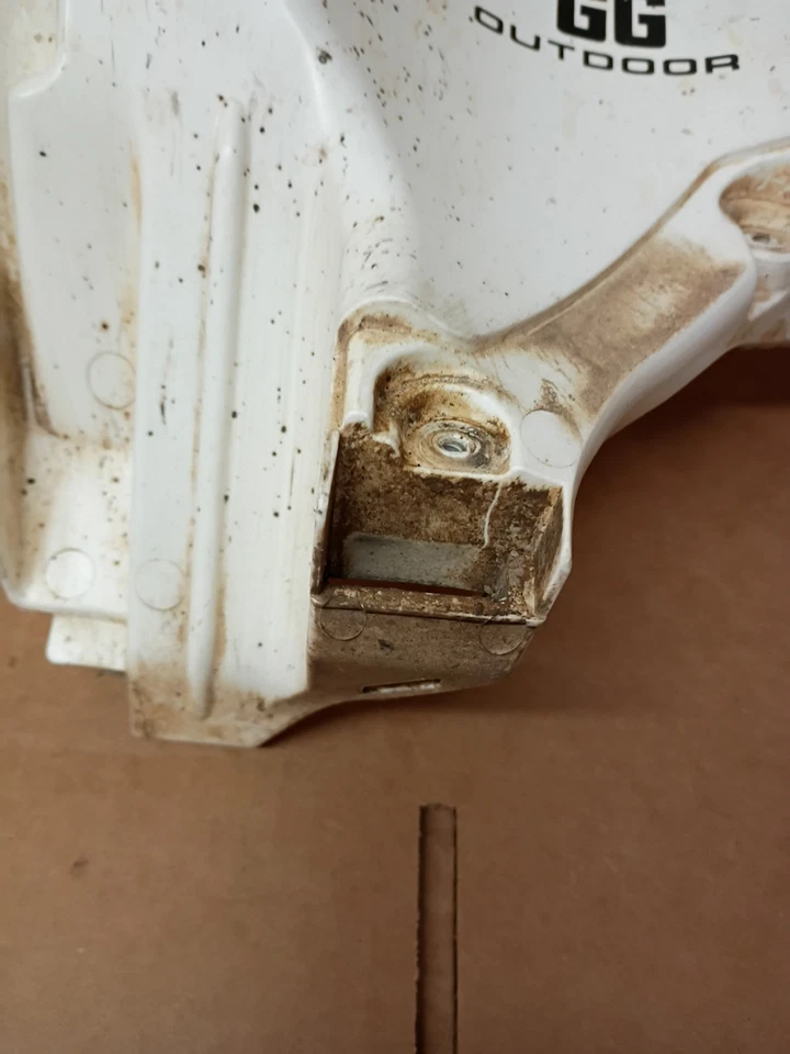 KTM 450 SX-F SXF 2017 guardabarros interior caja de aire inferior blanco 7900600100028 Foto 3 de 4