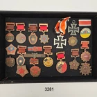 New ListingVINTAGE MILITARY MEDAL PIN BADGE LOT WWII CHINA TAIWAN GERMAN IRON CROSS