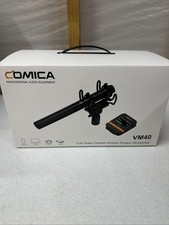 Comica CVM-VM40 2.4G Super Cardioid Condenser Video Wireless Shotgun Microphone