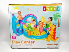 Intex Dinoland Play Center Kiddie Inflatable Outdoor Pool 