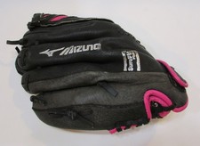 MIZUNO Jenny Finch GPP 1105F1 11" Youth Girls Max Softball Glove Black w Pink